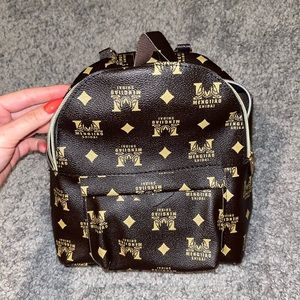 Mengjiao shi dai brown backpack